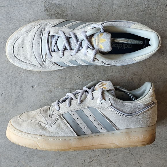 adidas Other - Adidas Men's Rivalry Low 86 Gray Suede Sneakers Size 12